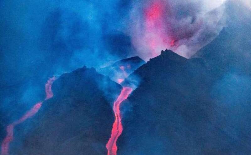 Imagen de los destrozos ocasionados por la nueva colada/TA.